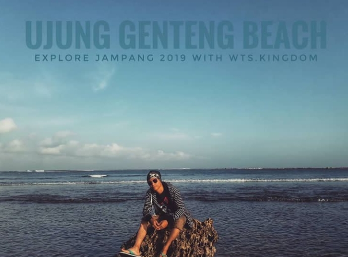 Air jernih di pantai